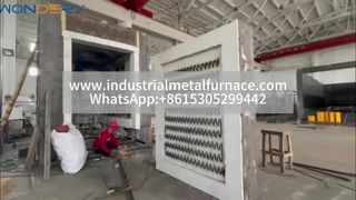 উচ্চ-তাপ 1350°C হেভি-ডিউটি ​​ট্রলি ফার্নেস | উচ্চতর অবাধ্য প্রযুক্তি