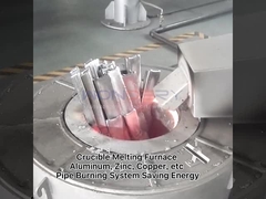 1000KG টিল্টিং ইন্ডাস্ট্রিয়াল মেটাল মেল্টিং ফার্নেস অ্যালুমিনিয়াম মেল্টিং ইন্ডাকশন