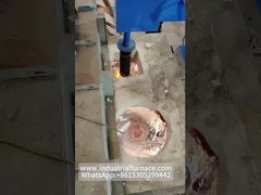 গ্যাস চালিত অ্যালুমিনিয়াম স্ক্র্যাপ গলানোর চুলা ভর্টেক্স সিস্টেমের সাথে