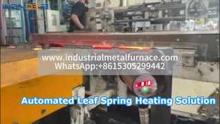 অটোমোটিভ লিফ স্প্রিংসের জন্য স্বয়ংক্রিয় এমএফ ইন্ডাকশন গরম করার সরঞ্জাম: উচ্চ-দক্ষতা তাপ প্রক্রিয়া