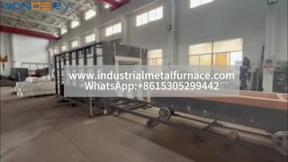 কাস্টমাইজযোগ্য বৈদ্যুতিক ট্রলি চুল্লি | বড়-স্কেল শিল্প অংশের জন্য যথার্থ তাপ চিকিত্সা