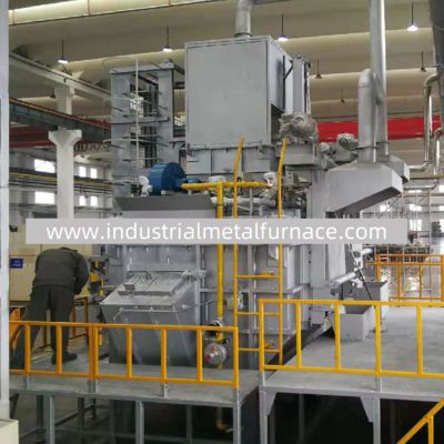 কেনা 1000kg/h Natural Gas Aluminum Melting Furnace with 720℃ Temperature online manufacture
