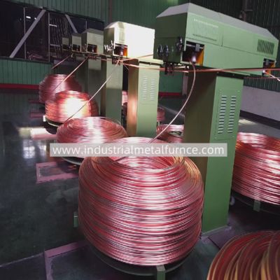 কেনা 2000T per Year 8-20mm Copper Rod Upward Continuous Casting Machine Line online manufacture