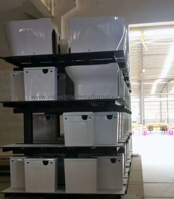 কেনা Natural Gas Bogie Hearth Furnace for Ceramic Product Heat Treatment with 1300℃ and 4000 × 2000 × 2000 mm Chamber online manufacture