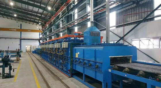 কেনা 600 মিমি কার্যকর প্রস্থ ∙ রোলার হার্থ স্টিলের পাইপের জন্য উজ্জ্বল অ্যানিলিং ফার্নেস ∙ অক্সাইডেশন অ্যানিলিং এবং বেচ তাপ চিকিত্সা সিস্টেম যথার্থ স্টিল টিউব জন্য ∙ অনলাইনে উৎপাদন