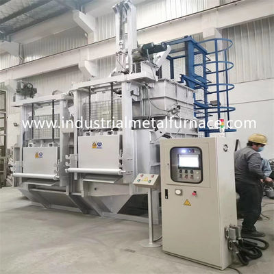 কেনা 2000KG/H Continuous Gas Fired Industrial Aluminum Melting Furnace online manufacture