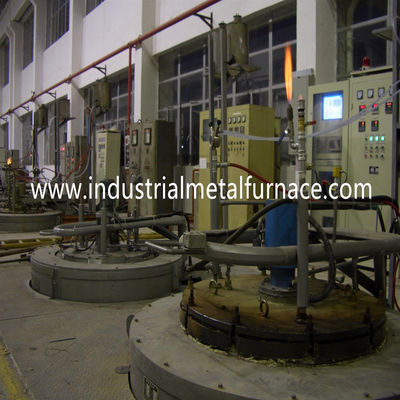 গুণ  90KW 50HZ Pit Type Gas Carburizing Furnace Electric Resistance Continuous Gas Carburising Furnace কারখানা