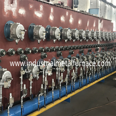 960kw প্রাকৃতিক গ্যাস চেইন টাইপ মেশ বেল্ট ফার্নেস 55Cr3 1500 X 14000 X 200mm