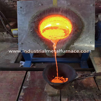 ঢালাই লোহা ইস্পাত গলানোর জন্য 25KG গ্রাফাইট মিডিয়াম ফ্রিকোয়েন্সি ইন্ডাস্ট্রিয়াল ইন্ডাকশন ফার্নেস