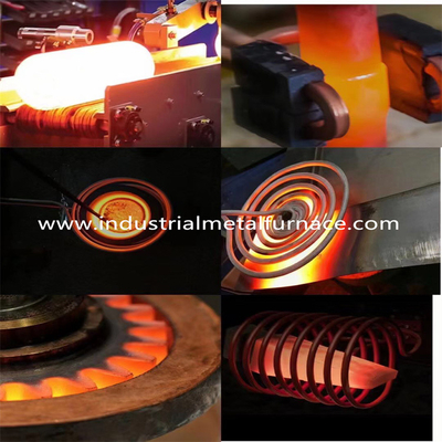110KW 50KG ইন্ডাস্ট্রিয়াল ইন্ডাকশন ফার্নেস হিটার মেল্টিং মেটাল 145kgs
