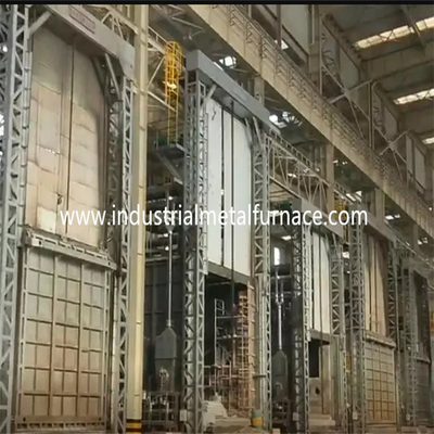 গ্যাস ফায়ারড ইন্ডাস্ট্রিয়াল কার বটম ফার্নেস, বগি হার্থ ফার্নেস 7200×2200×1800mm