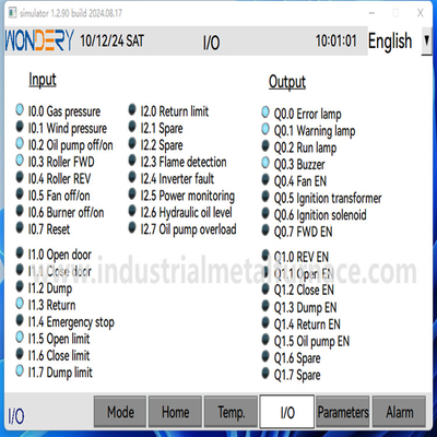 380V 3P 50ZH পিএলসি কন্ট্রোল অ্যালুমিনিয়াম কাঠামো গলন চুলা