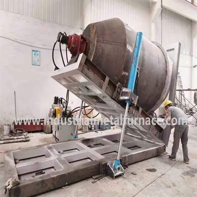 রোটারি কাস্টিংয়ের জন্য শিল্প 380V 3P 50HZ অ্যালুমিনিয়াম গলানোর চুলা