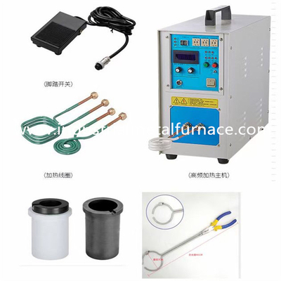 IGBT 6kg 8kg ইন্ডাস্ট্রিয়াল ইলেকট্রিক গোল্ড মেল্টিং মেশিন