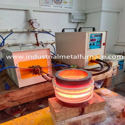 20Khz 40KG স্টিল স্ক্র্যাপ গলানোর ইন্ডাকশন ফার্নেস মিডিয়াম ফ্রিকোয়েন্সি টাইপ