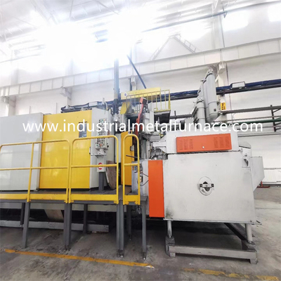 ইস্পাত গলানোর জন্য 800KG গ্যাস চালিত অ্যালুমিনিয়াম খাদ হোল্ডিং ফার্নেস