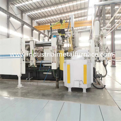 300 থেকে 3000kg/H Reverberatory অ্যালুমিনিয়াম অ্যালয় গলানোর চুল্লি অ্যালুমিনিয়াম হোল্ডিং ফার্নেস