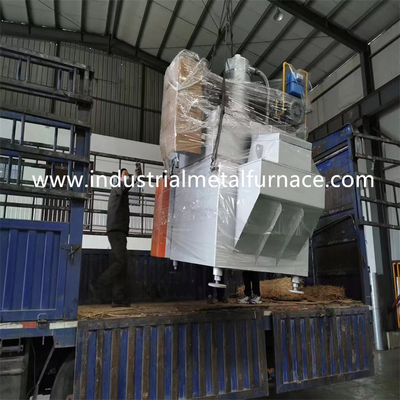 ইস্পাত গলানোর জন্য 800KG গ্যাস চালিত অ্যালুমিনিয়াম খাদ হোল্ডিং ফার্নেস