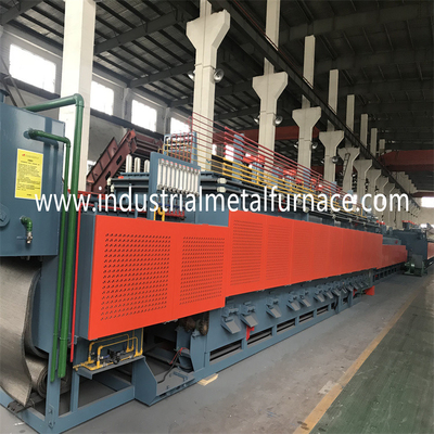 Isothermal Spheroidizing জাল বেল্ট চুল্লি পুশ রড বৈদ্যুতিক অ্যানিলিং চুল্লি