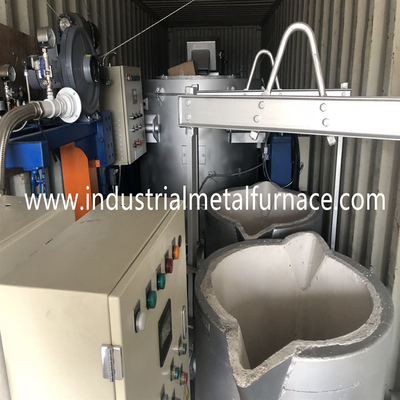 350kg 18KW অ্যালুমিনিয়াম হোল্ডিং ফার্নেস স্বয়ংক্রিয় বৈদ্যুতিক উল্লম্ব ল্যাডল প্রিহিটার CE