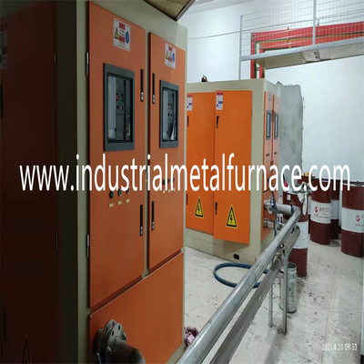 300kg 1150 ডিগ্রী ইন্ডাস্ট্রিয়াল ইন্ডাকশন ফার্নেস কপার গলানো অ্যালুমিনিয়াম শেলের জন্য